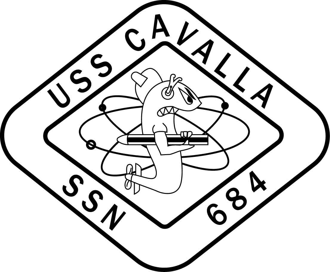 Artstation Uss Cavalla Ssn 684 Attack Submarine Patch Vector File