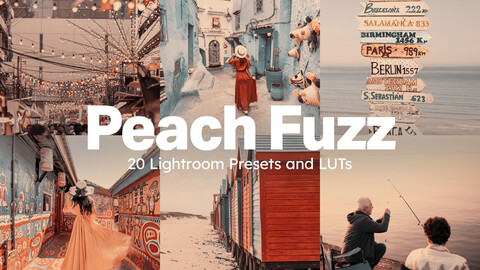 20 Peach Fuzz LUTs & Lightroom Presets