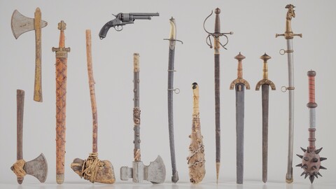 13 Apocalytic Ornamental Weapons