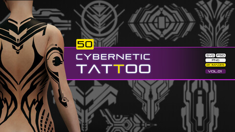 50 CYBERNETIC TATTOO