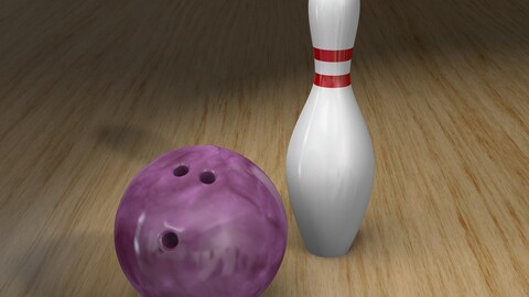 Bowling Ball and Pin