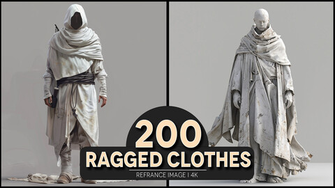 Ragged Clothes 4K Reference/Concept Images