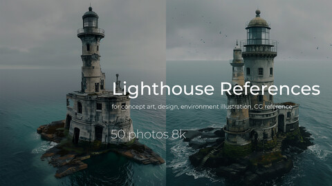 50 Lighthouse Concept Photo References 8k