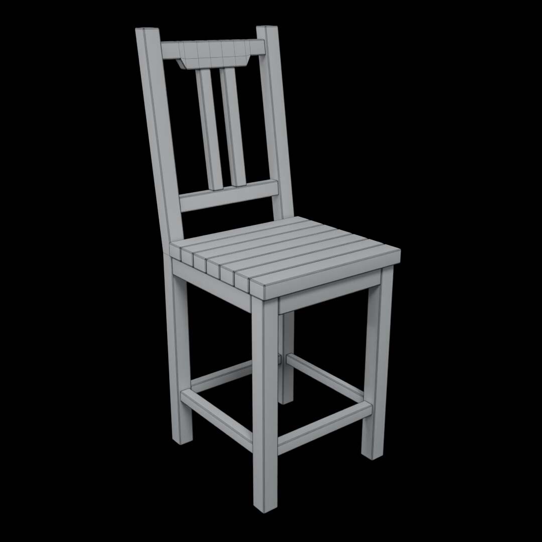 ArtStation - chair model | Game Assets