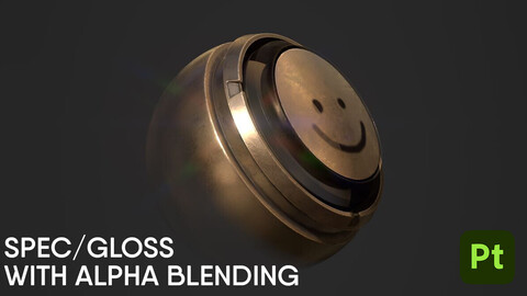 shader specc/gloss with alpha blending