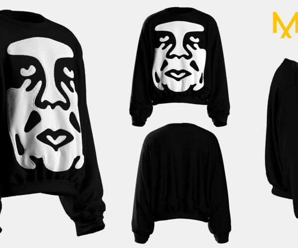 ArtStation - Streetwear Sweater #016 - Clo 3D / Marvelous Designer ...