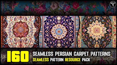 160 Seamless Persian Carpet Pattern VOL2