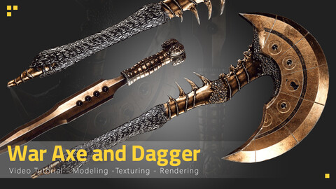 Axe & Dagger - Tutorial Full Process