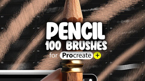 100 Procreate Pencil Drawing Brushes | Procreate Cross Hatch Brushes | Procreate Micron Pen Brushes | Procreate Pencil Strokes Brush | Procreate Drawing Brushes | Procreate Painting Brushes