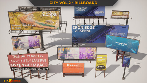 City Vol 2 - Signs Billboard