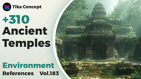 +310 Ancient Temples Environment Concept(4k) | Vol_183