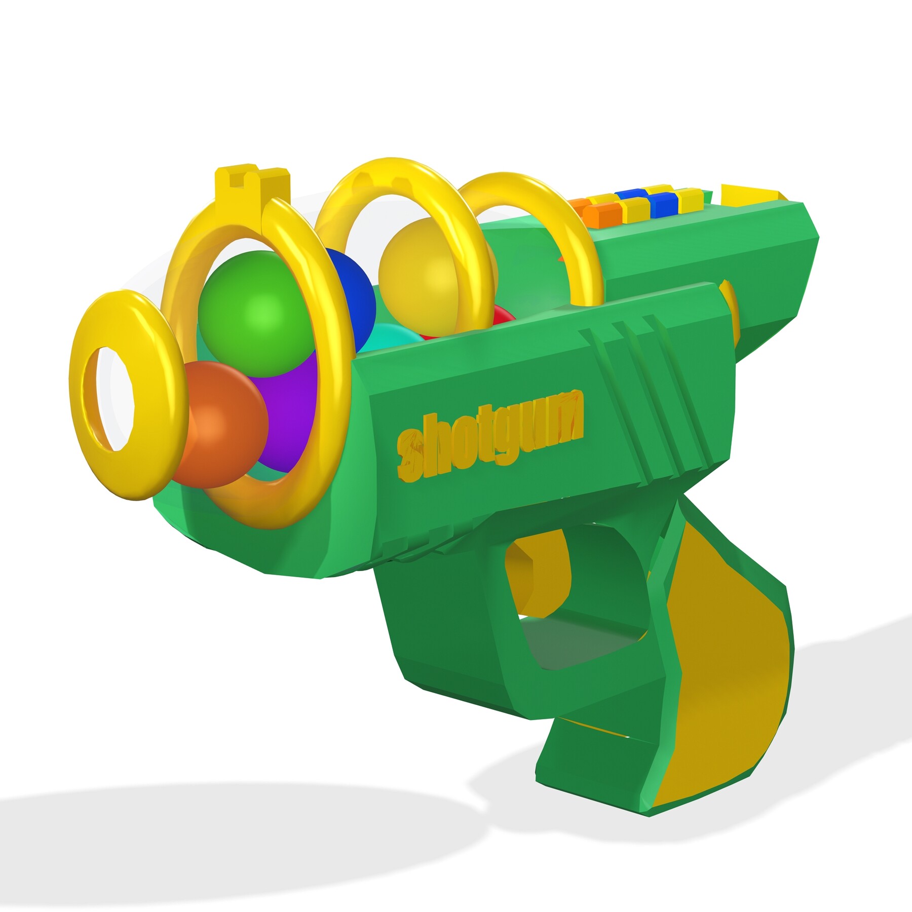 ArtStation - GUN CHILD CHILDREN'S PRESCHOOL TOY 3D MODEL KIDS TOWN KID ...