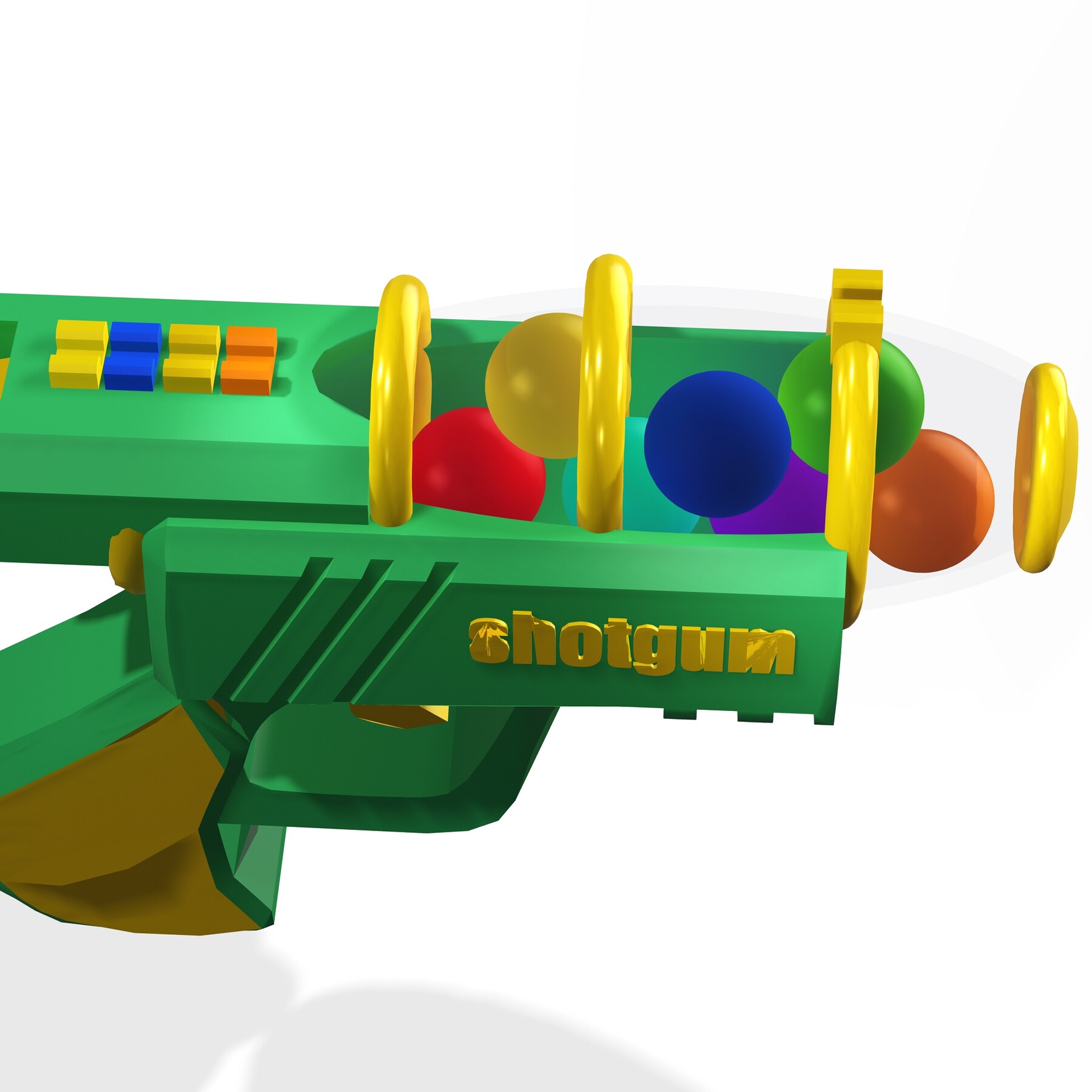 ArtStation - GUN CHILD CHILDREN'S PRESCHOOL TOY 3D MODEL KIDS TOWN KID ...