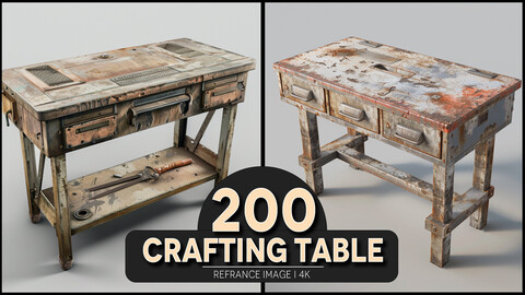 Crafting Table 4K Reference/Concept Images