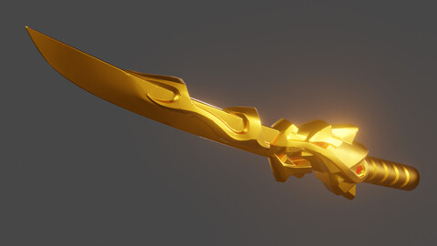 Lego Ninjago Sword of fire - 3D printable