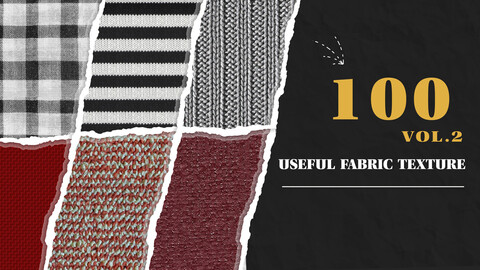 100 Useful Fabric Texture vol.2