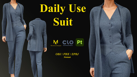 Daily Use Suit / OBJ / FBX / ZPRJ / SPP