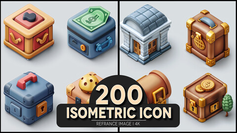 Isometric Icon 4K Reference/Concept Images