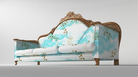 Sofa Blue Sky 8K