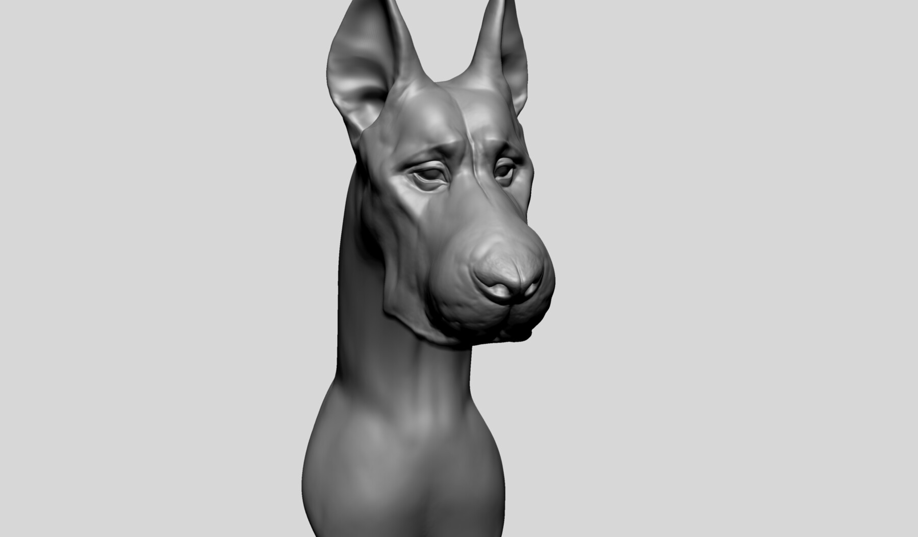 ArtStation - Dog Bust B | Resources