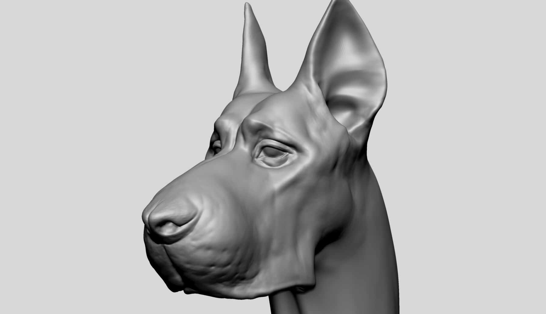 ArtStation - Dog Bust B | Resources