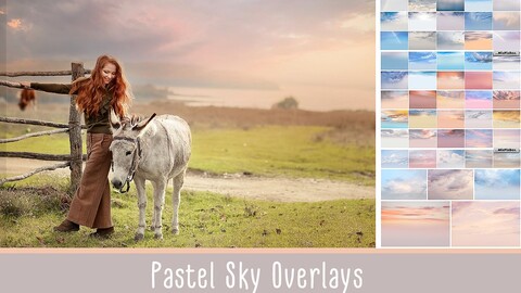 Pastel Sky Photo Overlays