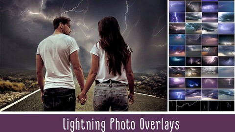 Lightning Photo Overlays