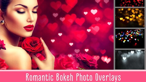 Romantic Bokeh Photo Overlays