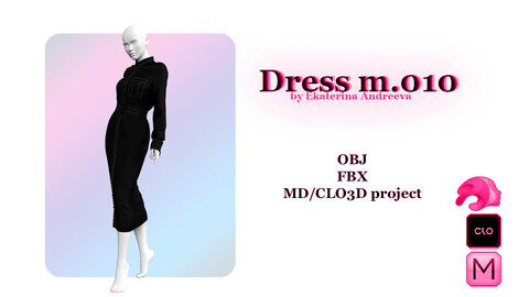 Dress m.010. Genesis 8 female.