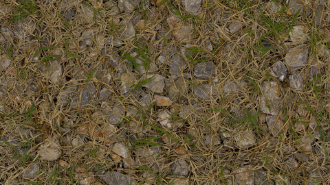 Gravel Seamless Texture 2k (2048*2048) | EXR 5 | JPG 5 File Formats All Texture Apply After Object Look Like A 3D. (1K preview image)