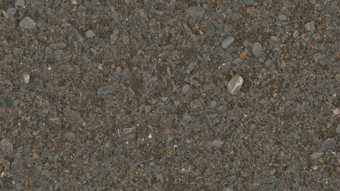 Gravel Seamless Texture 2k (2048*2048) | EXR 5 | JPG 5 File Formats All Texture Apply After Object Look Like A 3D. (1K preview image)