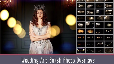 Wedding Art Bokeh Photo Overlays