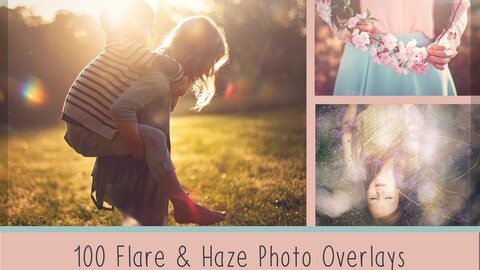 100 Sun Flare & Haze Overlays