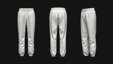 Men's Women Jogger 3d Model