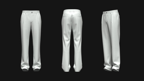 Men's Pant 3d Model