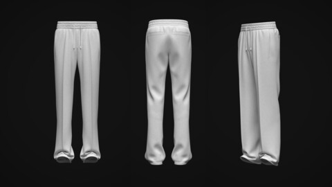 Men's Track Pant 3d Model