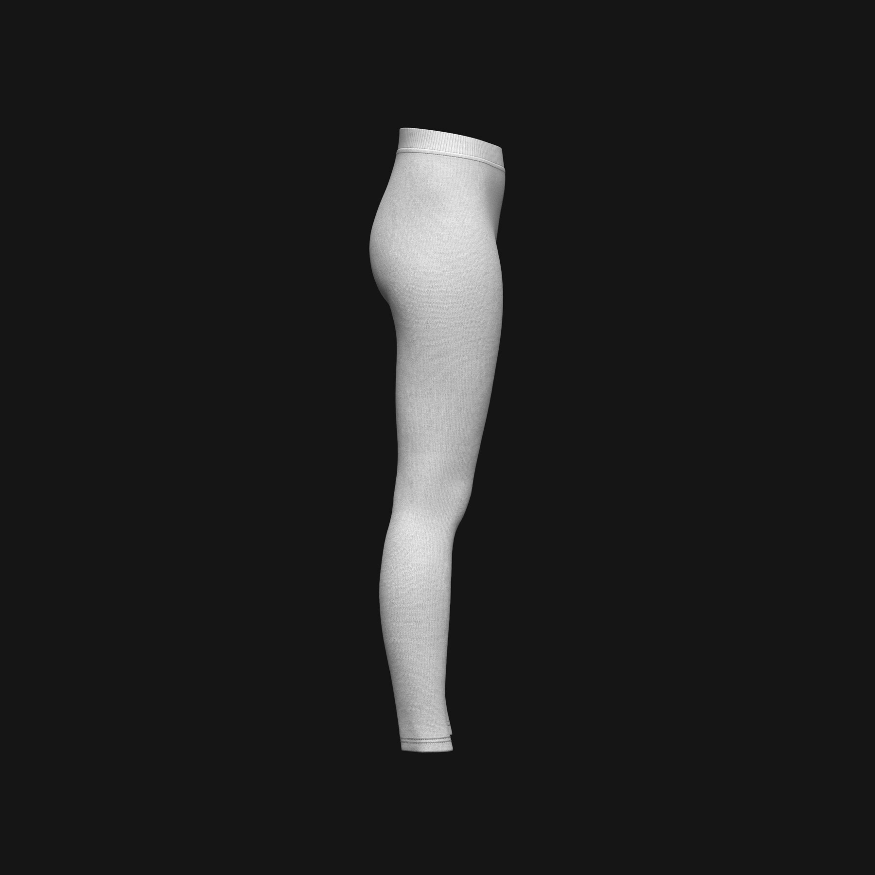 ArtStation - Ladies GYM Leggings-Grey Melange