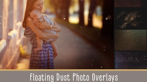 75 Floating Dust Photo Overlays