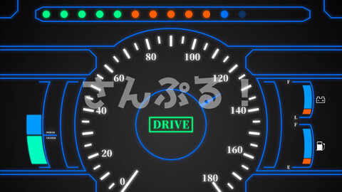 Stinger transition [Speedmeter 7collar] OBS/SLOBS/Youtuber/Streamer/Vtuber Assets