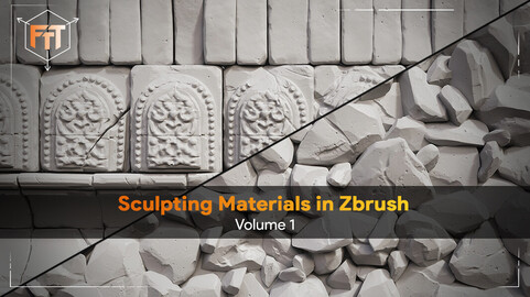 Sculpting Materials in Zbrush – Volume 1 - In-Depth Tutorial Course