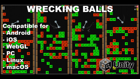 Wrecking Balls - Unity Hyper Casual Game With Ads