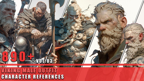 890+ Viking Male Outfit - Character References Vol.03