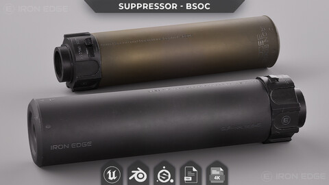 Suppressor BSOC - AAA 3D Asset - Game Ready