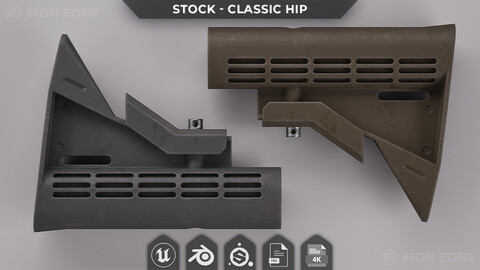 Stock Classic HIP - AAA 3D Asset - Game Ready