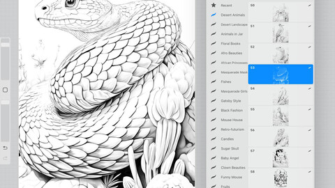 60 Desert Animals Procreate Stamp Brushes | Desert Animals Photoshop Brushes | Camel Procreate | Fennec Procreate | Fox Procreate| Kangaroo Procreate | Rat Procreate | Sidewinder Procreate | Rattlesnake Meerkat Arabian Oryx Jerboa Horned Procreate Brushes