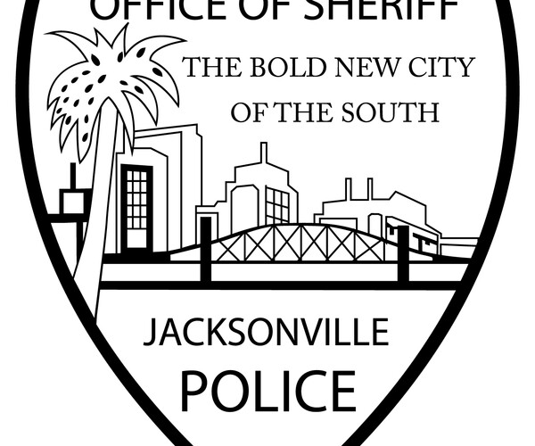 ArtStation - Office of Sheriff Jacksonville Police Badge Blank,outline ...