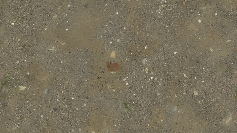 Gravel Seamless Texture 2k (2048*2048) | EXR 5 | JPG 5 File Formats All Texture Apply After Object Look Like A 3D. (1K preview image)