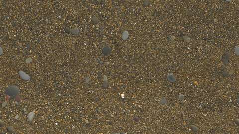 Gravel Seamless Texture 2k (2048*2048) | EXR 5 | JPG 5 File Formats All Texture Apply After Object Look Like A 3D. (1K preview image)