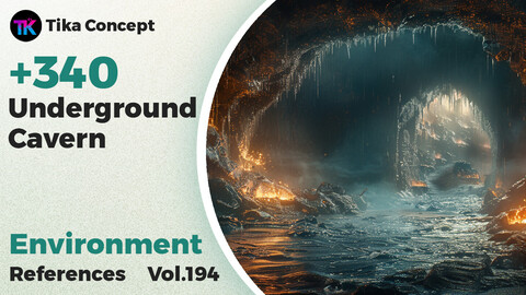 +340 Underground Cavern Environment Concept (4k) | Vol_194