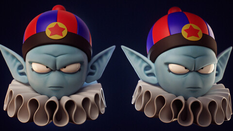 3D MODEL - PILAF FROM DRAGONBALL